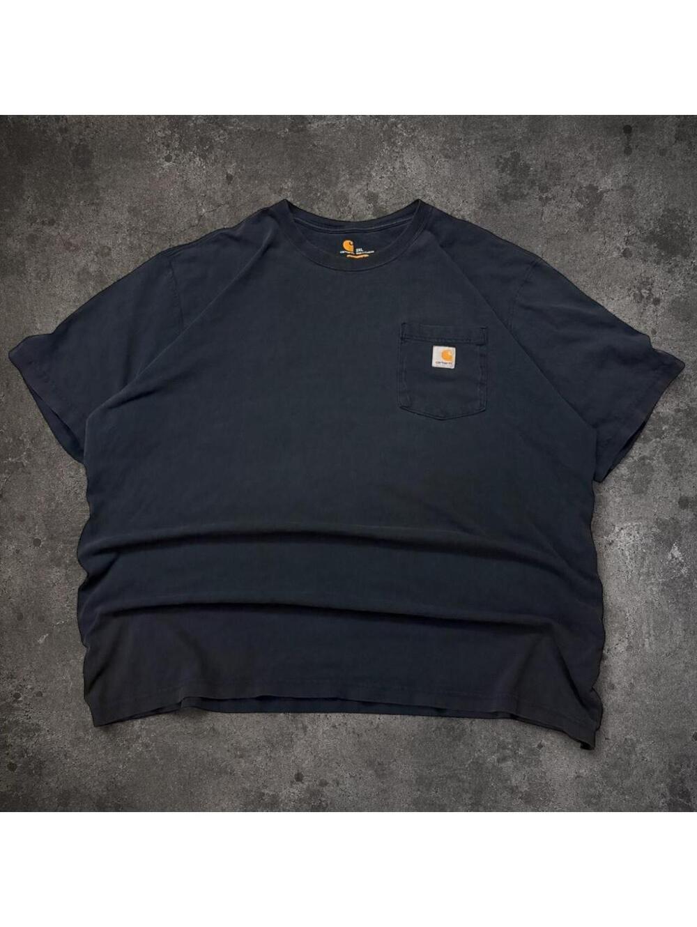 Carhartt Men's Black and Navy Tshirt